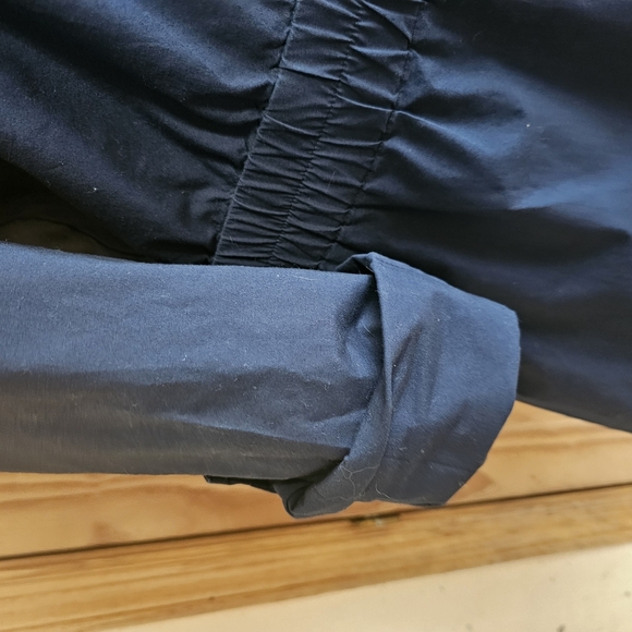 Zippered Michael Kors Blue Dress with Relaxed Fit and Rolled Sleeves Size M - Picture 11 of 11